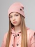Шапка 10-418MU пудровый Bodo