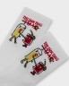 Носки мужские белые с надписью Drink TIME 107K-3044 Mark Formelle