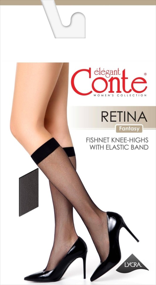 CONTE RETINA Гольфы в мелкую сеточку Conte elegant