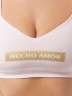 Бюстье женское розовое с надписью "Mucho amor" 512440 Mark Formelle