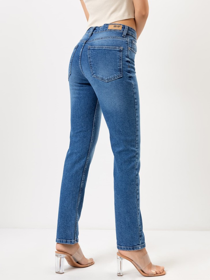 Джинсы женские Slim Fit в синем цвете 2023-DTW1501-1 Mark Formelle