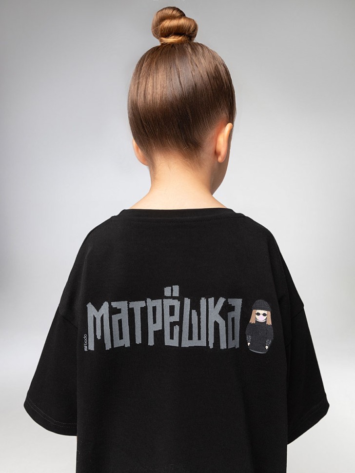 Футболка 4-460MU черный Bodo