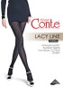 CONTE LACY LINE Колготки женские с ажурным рисунком и полосами LACY LINE Conte elegant