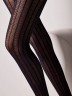 CONTE LACY LINE Колготки женские с ажурным рисунком и полосами LACY LINE Conte elegant