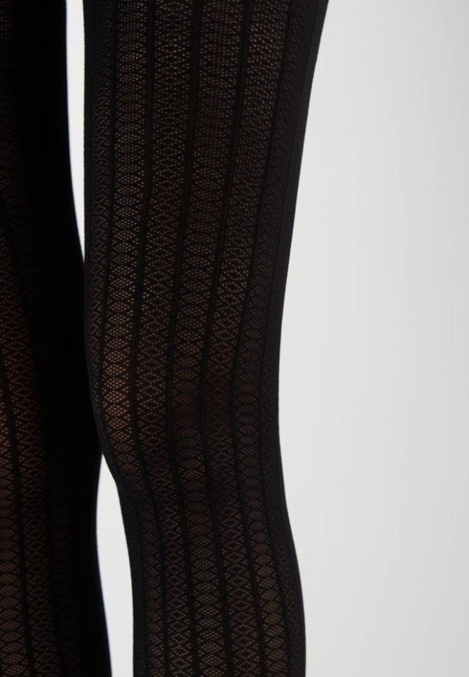 CONTE LACY LINE Колготки женские с ажурным рисунком и полосами LACY LINE Conte elegant