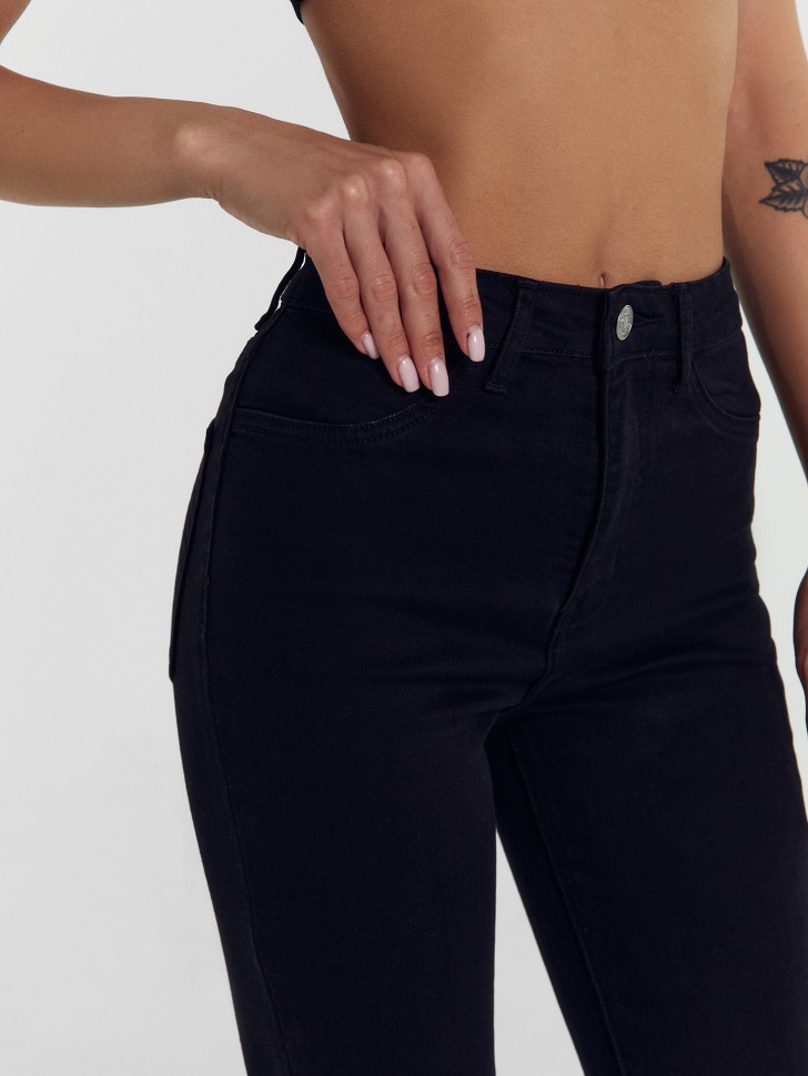 Брюки женские джинсовые jeggins в сером оттенке 2023-DTW801-1 Mark Formelle