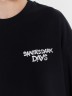 Футболка мужска черная оверсайз с принтом «Santa’s dark day» 111900 Mark Formelle
