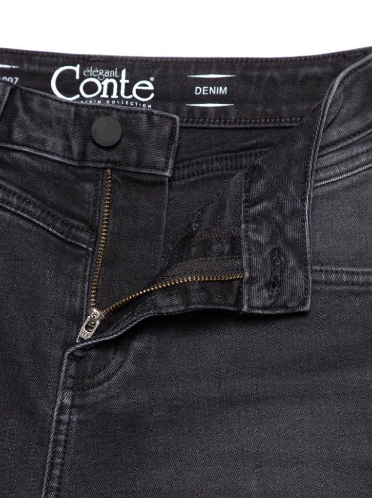 CONTE CON-314 Eco-friendly джинсы Mom Fit с высокой посадкой и кокеткой