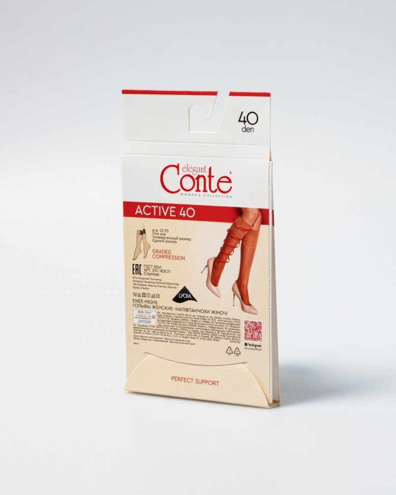 CONTE ACTIVE 40 (1 пара) Гольфы женские ACTIVE 40 Conte elegant