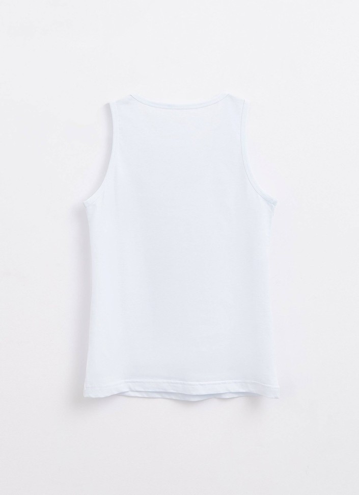Dea Mia Майка женская 5702 SINGLET (100% Хлопок с аппликацией) 002 DEA MIA