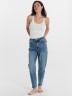 Брюки женские джинсовые mom fit синие 2024-DTW404-1 Mark Formelle