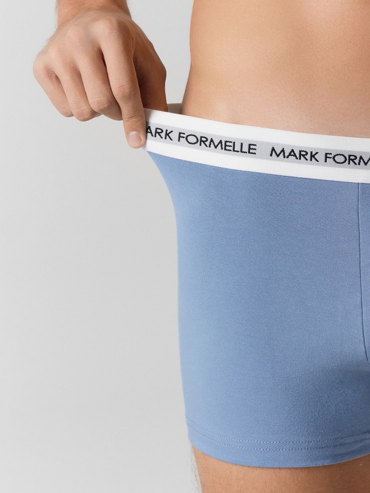 Трусы боксеры мужские голубые 411228 Mark Formelle