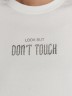 Футболка женская белая "look but don't touch" 112678 Mark Formelle