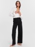 Брюки женские джинсовые wide leg fit в черном цвете 2024-2DTW511-4 Mark Formelle