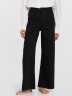 Брюки женские джинсовые wide leg fit в черном цвете 2024-2DTW511-4 Mark Formelle