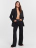 Брюки женские джинсовые wide leg fit в черном цвете 2024-DTW1303-1 Mark Formelle
