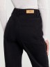 Брюки женские джинсовые wide leg fit в черном цвете 2024-DTW1303-1 Mark Formelle