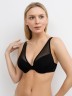 Бюстгальтер push-up с деталями из сетки в черном цвете 512424 Mark Formelle