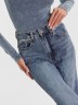 Брюки женские джинсовые wide leg fit в синем цвете 2024-2DTW1301-1 Mark Formelle