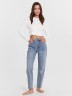 Брюки женские джинсовые Mom Fit в голубом цвете 2024-DTW402-2 Mark Formelle