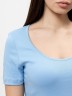 Футболка женская regular fit в голубом цвете 112806 Mark Formelle