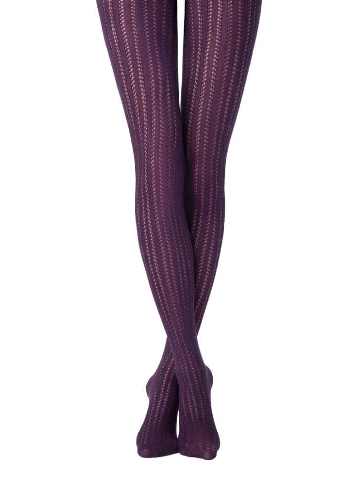CONTE FASHION Ажурные хлопковые женские колготки Conte elegant