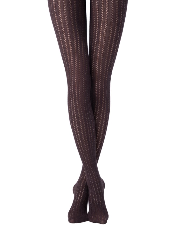 CONTE FASHION Ажурные хлопковые женские колготки Conte elegant
