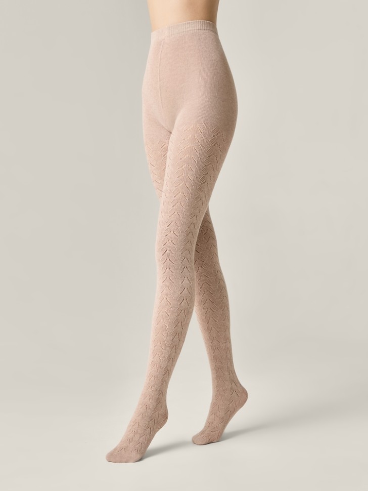 CONTE AJOUR 300 Тёплые ажурные колготки 075 Conte elegant