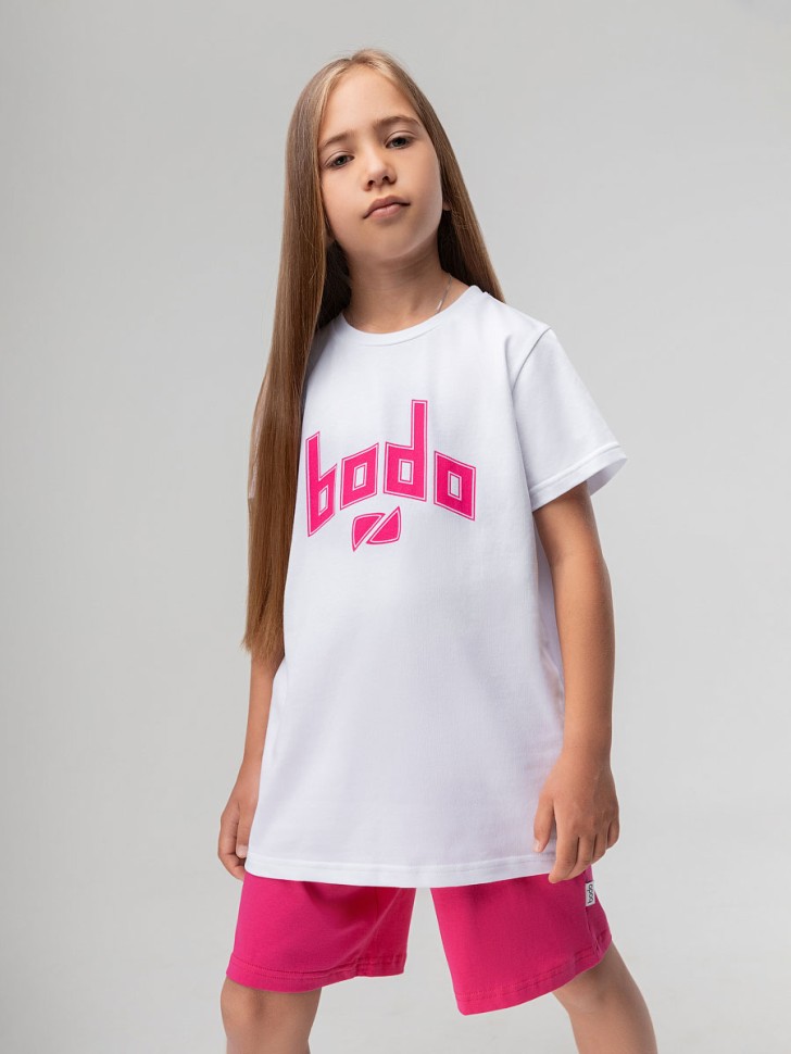 Костюм 11-528МU белый (малиновый) Bodo