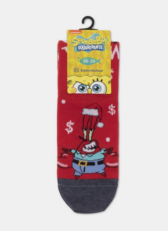 Брестские Носки 4203 SPONGEBOB (средней длины, НГ) 076