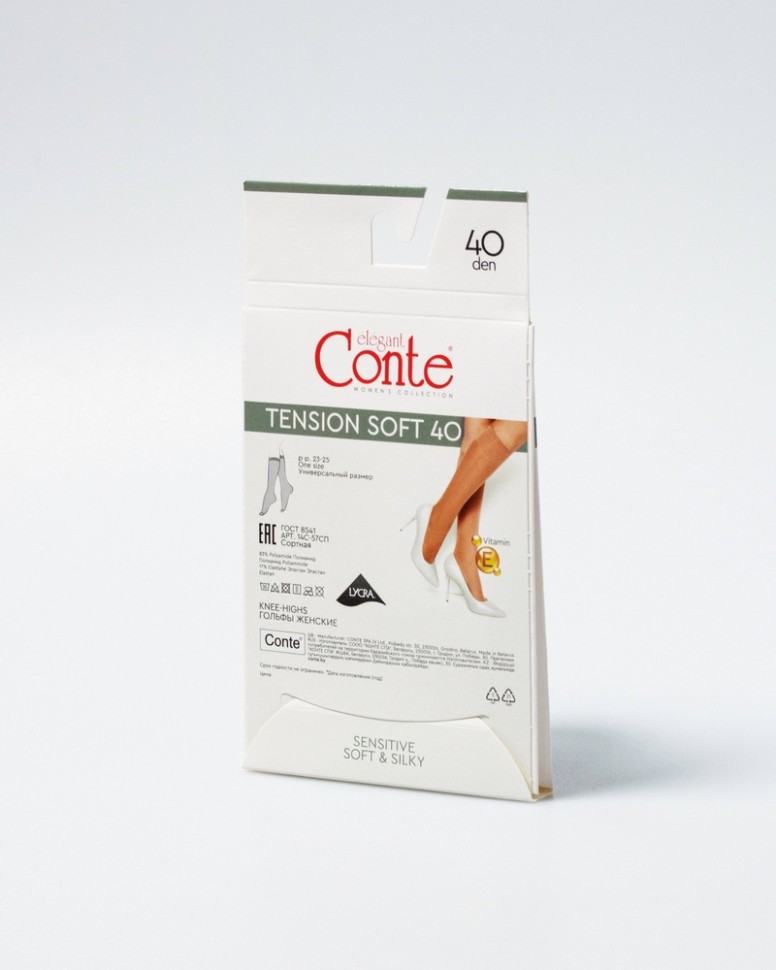 CONTE TENSION SOFT 40 (1 пара) Гольфы женские Conte elegant