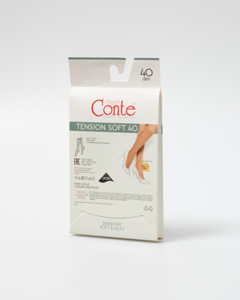 CONTE TENSION SOFT 40 (1 пара) Гольфы женские Conte elegant