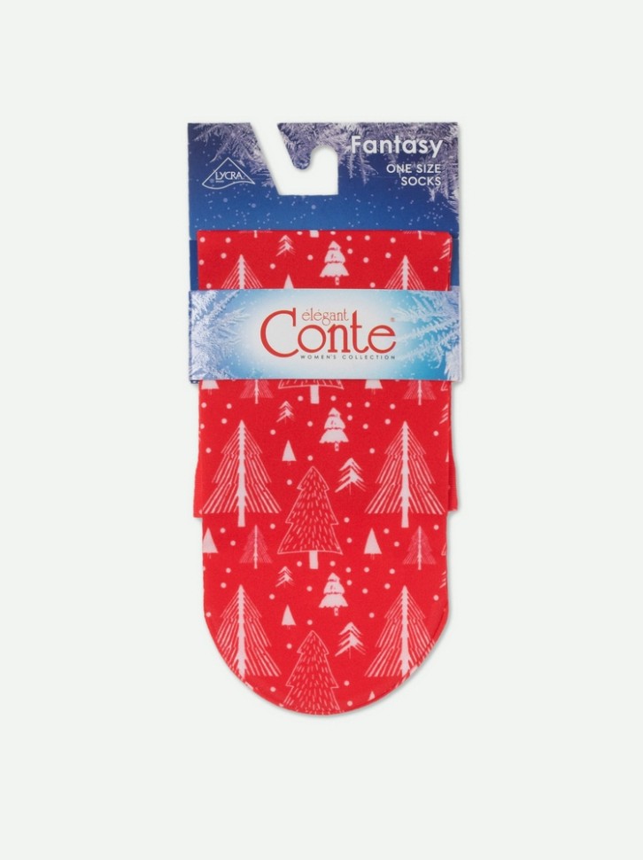 CONTE FANTASY 70 Носки с новогодними рисунками 131 Conte elegant
