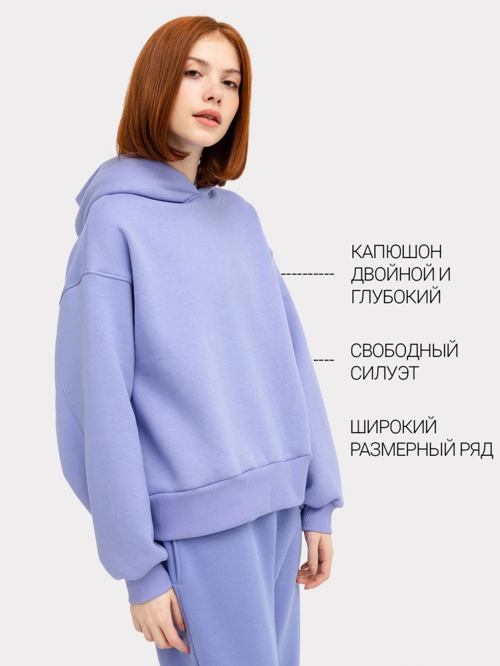 Худи женское в фиолетовом цвете 302792 Mark Formelle