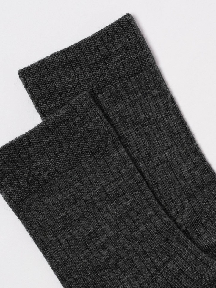 DIWARI COMFORT Теплые носки в рубчик с шерстью 182