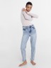 Брюки женские джинсовые mom fit светло-голубые 2024-DTW404-2 Mark Formelle