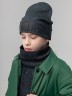 Комплект (шапка, снуд) 13-162MU графит (черный) Bodo