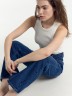 Брюки женские джинсовые wide leg темно-синие 2024-DTW702-2 Mark Formelle