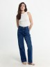 Брюки женские джинсовые wide leg темно-синие 2024-DTW702-2 Mark Formelle