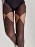 CONTE FANTASY FOXY Колготки женские с прозрачным рисунком и термоаппликацией из стразов Conte elegant