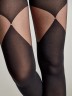 CONTE FANTASY FOXY Колготки женские с прозрачным рисунком и термоаппликацией из стразов Conte elegant