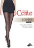CONTE LOVERS Колготки женские в ромбы и сердечки LOVERS Conte elegant