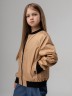 Бомбер 32-45U бежевый