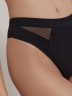 CONTE RIB WITH MESH LBR 2496 Трусы «бразилиана» из хлопка и эластичной сеточки LBR 2496 Conte elegant