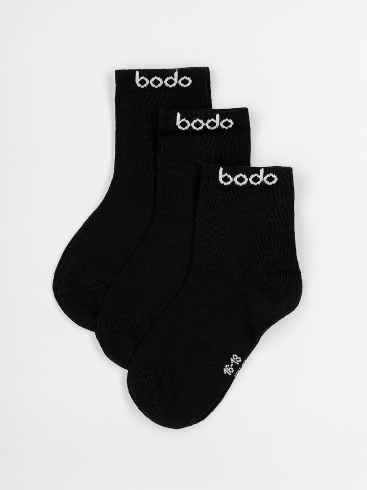 Носки 3 пары 26-8MUM черный Bodo