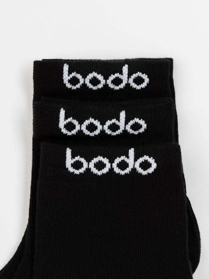 Носки 3 пары 26-8MUM черный Bodo