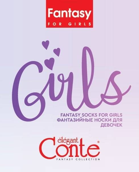 CONTE LOVE Носки с рисунком и бантиком LOVE Conte elegant