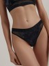CONTE RIB WITH MESH LBR 2494 Трусы «бразилиана» из хлопка и эластичной сеточки LBR 2494