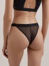 CONTE RIB WITH MESH LTA 2495 Трусы «танга» из хлопка и эластичной сеточки LTA 2495 Conte elegant