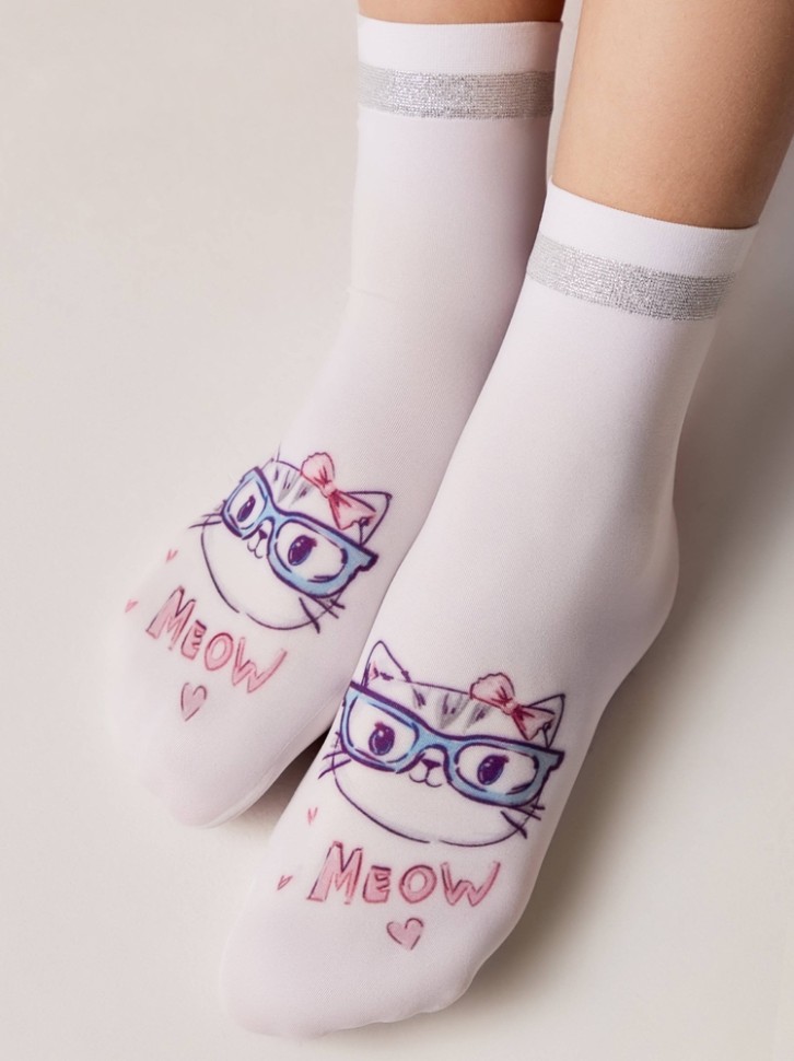 CONTE CATY Носки с рисунком и люрексом CATY